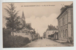 Delcampe - 18 – HENRICHEMONT – La Rue De Bourgogne – CP Non Circulée Neuve - Henrichemont