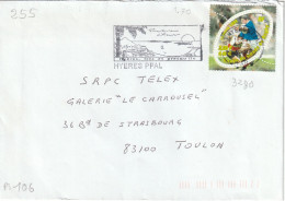 FLAMME  PERMANENTE   / N°  3280  83  HYERES - Mechanical Postmarks (Advertisement)