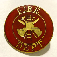 PINS POMPIERS FIRE DEPT  / 33NAT - Firemen