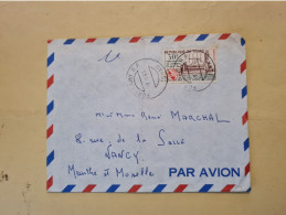 Lettre TCHAD 1965 FORT LAMY CENTENAIRE DES TELECOMMUNICATIONS - Tsjaad (1960-...)