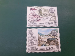 TIMBRES    ANDORRE  ESPAGNOL  ANNEE  1983    N  158  /  159        NEUFS  LUXE** - Ungebraucht