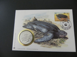 Anguilla  WWF Leatherback Turtle 1986 - Numis Letter - Altri – America