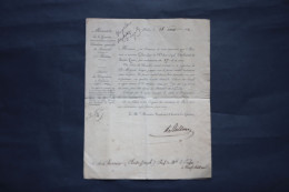 1822 Ordre Royal Et Militaire De Saint Louis Brevet De Nomination Signature Autographe Duc De Bellune - Historische Documenten