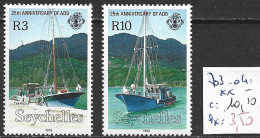 SEYCHELLES 703-04 ** Côte 10.50 € - Seychellen (1976-...)