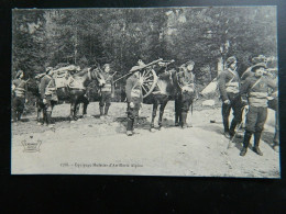 EQUIPAGE MULETIER D'ARTILLERIE ALPINE - Régiments