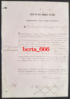 Agencia Do Banco Comercial Do Porto * Obrigação * Empréstimo Sobre Penhores * Companhia Canaes De Azambuja * 1852 - Portugal