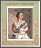 Cook Islands: Mint Block, 85 Years Of Birth Of HRM Elizabet, 1985, Mi#Bl-156, MNH. - Cook Islands