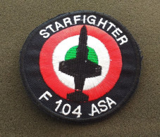 Patch Vintage Aeronautica Militare F-104 Starfighter A.S.A. - Armée De L'air