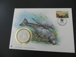 Vanuatu WWF Dugong 1986 - Numis Letter - Vanuatu