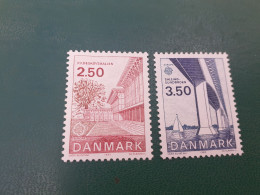 TIMBRES  DANEMARK  ANNEE  1983    N  784  /  785        NEUFS  LUXE** - Neufs