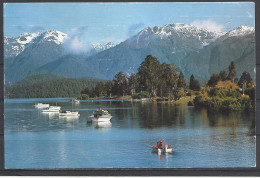 New Zealand, Lake Te Anau, Nice Stamp, Airmail Label,1987. - New Zealand