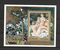 Ajman 1971 Art - Paintings - Nude - Auguste Renoir MS MNH - Adschman