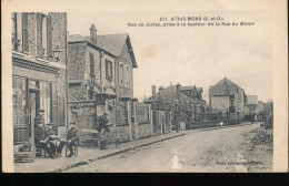 91 --- Athis - Mons --- Rue De Juvisy -- Prise A La Hauteur De La Rue Du Miroir - Athis Mons