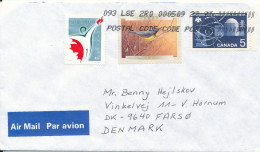 Canada Cover Sent To Denmark 2000 - Lettres & Documents