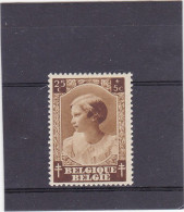 1937-COB 459-V2  Schaduw In De Hals-Ombre Dans Le Cou -MNH - 1931-1960