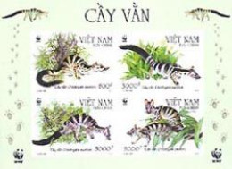 VIETNAM 2005 - W.W.F. - Civette Lignée D'Ouston - Bloc Non Dentelé - Unused Stamps