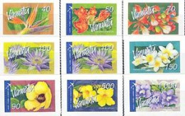 VANUATU 2006 - Série Courante - Fleurs 18 Timbres (avec PA) - Andere & Zonder Classificatie