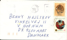 Canada Cover Sent To Denmark 14-11-1993 - Briefe U. Dokumente