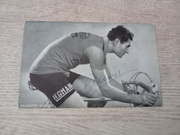 Autograph Cyclisme Cycling Ciclismo Ciclista Wielrennen Radfahren MINARDI GIUSEPPE (Legnano 1952) - Ciclismo