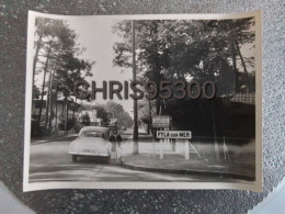 GRANDE PHOTO - LA TESTE DE BUCH - PYLA SUR MER 33 GIRONDE - AUTOMOBILE VOITURE - ROUTE BORDEAUX ARCACHON - Places