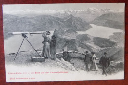 Cpa Pilatus-Kulm Mit Blick Auf Den Vierwaldstättersee - Andere & Zonder Classificatie