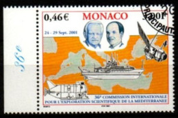 MONACO   -   2001 .  Y&T N° 2318 Oblitéré.  Bateau   /  Exploration Scientifique De La Mer - Gebruikt