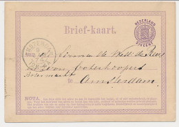 Briefkaart G. 4 Locaal Te Amsterdam 1874 - Ganzsachen