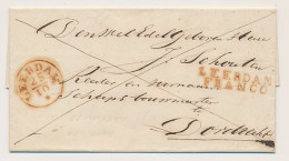 LEERDAM FRANCO - Dordrecht 1844 - Vrijmetselarij - ...-1852 Prephilately