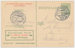 Spoorwegbriefkaart G. PNS216 C - Locaal Te Valkenburg 1928 - Entiers Postaux