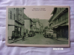 BRIDES LES BAINS (SAVOIE) RUE CENTRALE ET LA POSTE - Brides Les Bains