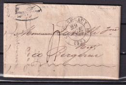 D 805 / LETTRE MARQUE POSTALE - 1801-1848: Precursors XIX