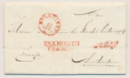 ENKHUIZEN FRANCO - Amsterdam 1838 - ...-1852 Prephilately