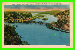 HARPERS FERRY, WV - WHERE THREE STATES AND TWO RIVERS MEET - NORFOLK AND WESTERN RAILWAY - PUB ASHEVILLE - - Andere & Zonder Classificatie