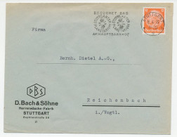 Cover / Postmark Germany 1933 Planetarium Stuttgart - Astronomie