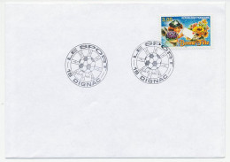 Cover / Postmark France 1998 Football  - Otros & Sin Clasificación