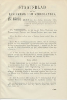Staatsblad 1937 : Naasting Enige Tramwegen  - Historical Documents