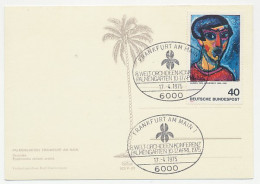 Postcard / Postmark Germany 1975 World Orchid Conference Frankfurt Am Main - Other & Unclassified