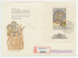 Registered Cover / Postmark Czechoslovakia 1968 Mosaic - St. Peter - Andere & Zonder Classificatie