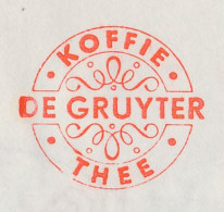 Meter Cover Netherlands 1966 Coffee - Tea - De Gruyter - S Hertogenbosch - Sonstige & Ohne Zuordnung