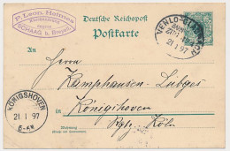 Trein Ovaalstempel Venlo - Gladbach 1897 - Sin Clasificación