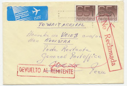 Cover Netherlands - Peru 1989 Poste Restante - Unclassified
