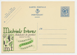 Publibel - Postal Stationery Belgium 1951 Landscaper - Árboles