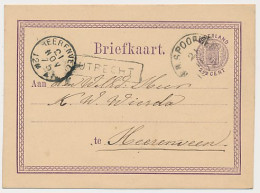 N.R. Spoorweg - Trein Haltestempel Utrecht 1875 - Lettres & Documents