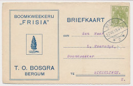 Firma Briefkaart Bergum 1918 - Boomkwekerij - Ohne Zuordnung