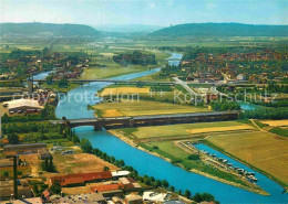 72895606 Minden Westfalen Weser Mittellandkanal Westfaelische Pforte Fliegeraufn - Minden