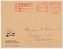 Meter Cover Netherlands 1968 Europort Rotterdam - Gateway To Europe - Bateaux