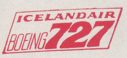 Proof / Specimen Meter Cut Iceland 1970 IcelandAir - Boeing 727 - Vliegtuigen