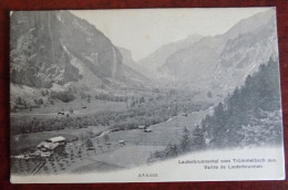 Cpa Lauterbrunnental Vom Trümmelbach Aus Vallée De Lauterbrunnen - Lauterbrunnen