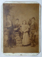 Photographie - Portrait De Quatre Enfants. - Personnes Anonymes