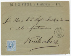 Naamstempel Lith 1884 - Lettres & Documents